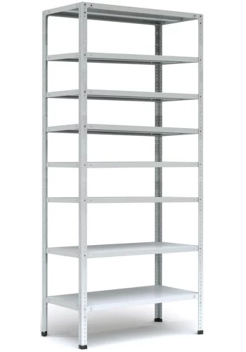 Стеллаж металлический Титан МС-750 3000x1500x300/8