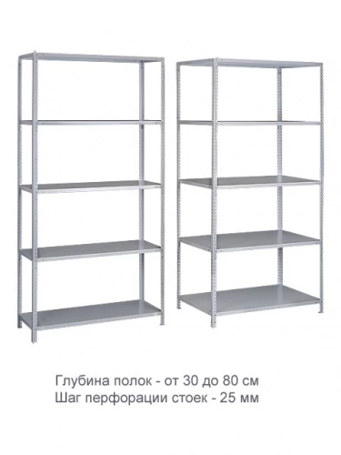 Стеллаж металлический ТС120 (1500х1200х500)/3
